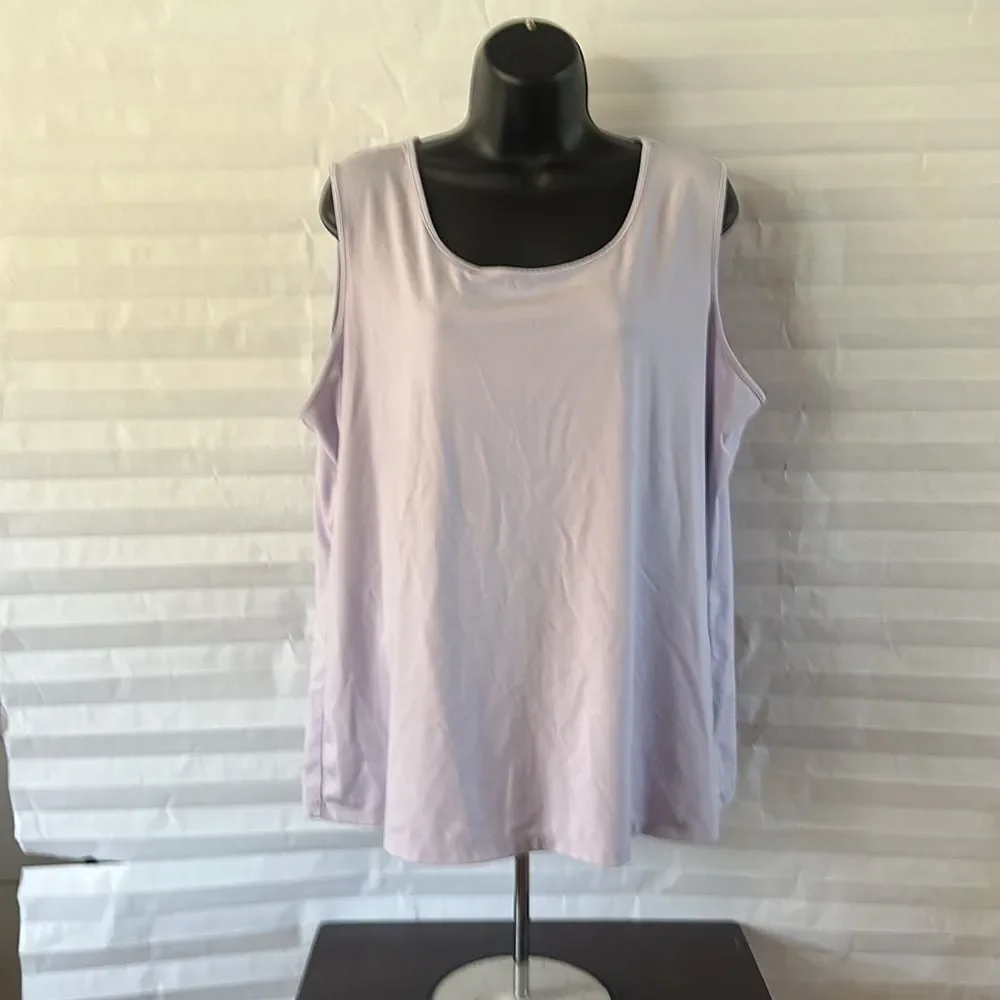 Liz Claiborne Lavender Tank Top – Women’s XL, Sleeveless Summer Style